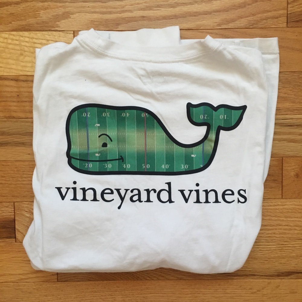 Vineyard Vines Football Tee